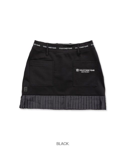 CARVICO PLEATS SKIRT | スカート | ブラック | レディース | ゴルフウェア