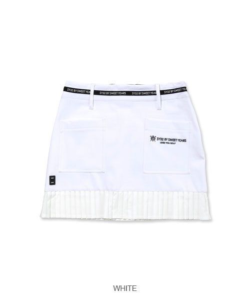 SY32 BY SWEET YEARS - SY32 ゴルフウエア　スカート白　M size SY32 by SWEET YEARS - CARVICO PLEATS SKIRT | スカート