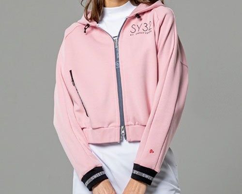 DOUBLE FACE SWEAT JK | ブルゾン | ジップアップパーカー | ピンク | レディース | ゴルフウェア