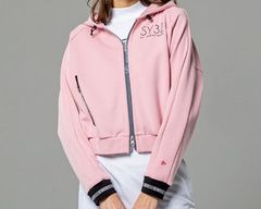 DOUBLE FACE SWEAT JK | ブルゾン | ジップアップパーカー | ピンク | レディース | ゴルフウェア