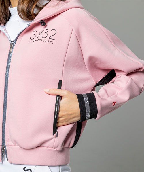 DOUBLE FACE SWEAT JK | ブルゾン | ジップアップパーカー | ピンク | レディース | ゴルフウェア