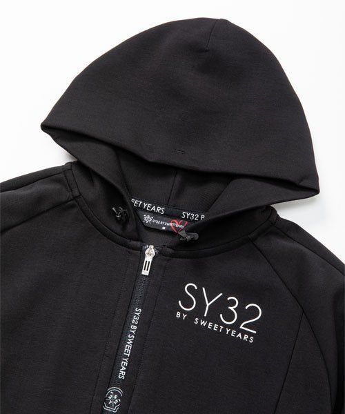 DOUBLE FACE SWEAT JK | ブルゾン | ジップアップパーカー | ブラック | レディース | ゴルフウェア