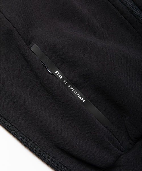 DOUBLE FACE SWEAT JK | ブルゾン | ジップアップパーカー | ブラック | レディース | ゴルフウェア