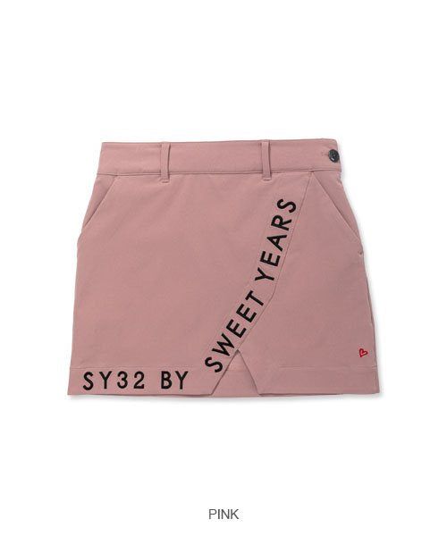 WOVEN DOUBLE FACE SKIRT | スカート | ピンク | ブラック | レディース | ゴルフウェア