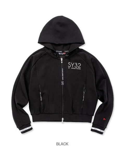 DOUBLE FACE SWEAT JK | ブルゾン | ジップアップパーカー | ブラック | レディース | ゴルフウェア