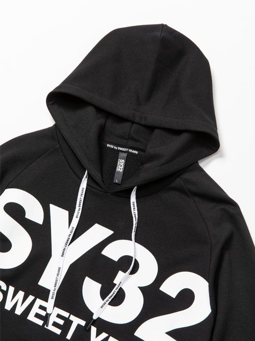 BIG LOGO HOODIE | トレーナー | ブラック×ホワイト | メンズ