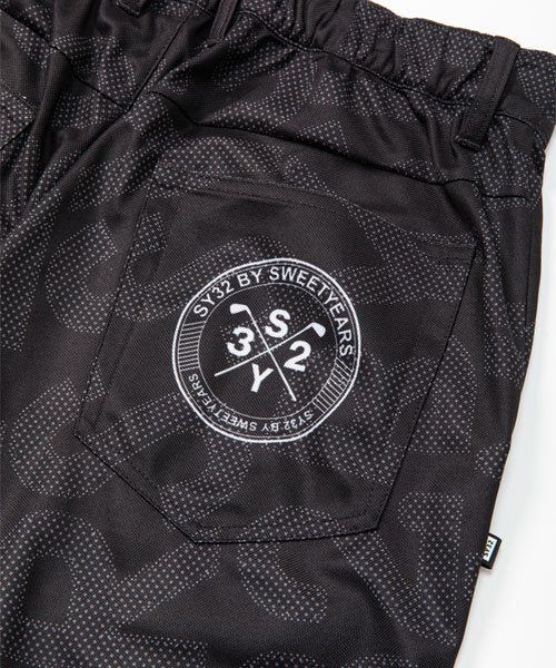 SYG MARIN LOGO SHORTS | ショートパンツ | ショーツ | ブラック | メンズ | ゴルフウェア