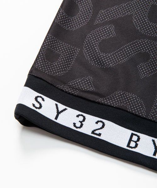 SYG MARIN LOGO POLO | ポロシャツ | ホワイト | ブラック | ゴルフウェア