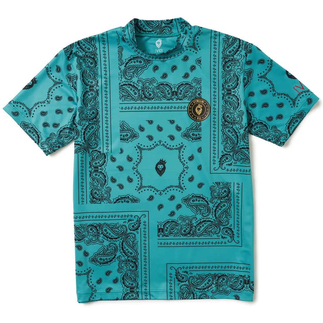 BAN MOCK | モックネック | Tシャツ | ターコイズ | メンズ | ゴルフウェア