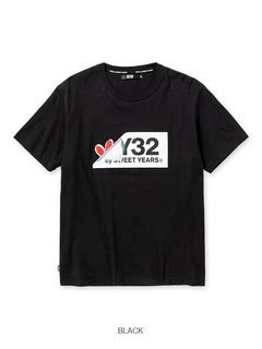 TURN OVER BOX LOGO TEE | Tシャツ | ブラック | グレー | メンズ