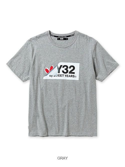 TURN OVER BOX LOGO TEE | Tシャツ | ブラック | グレー | メンズ