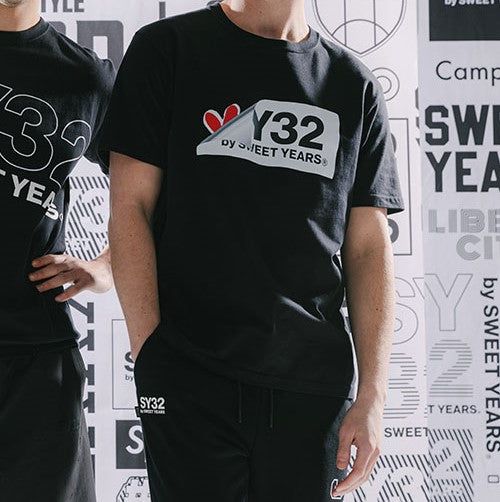 TURN OVER BOX LOGO TEE | Tシャツ | ブラック | グレー | メンズ