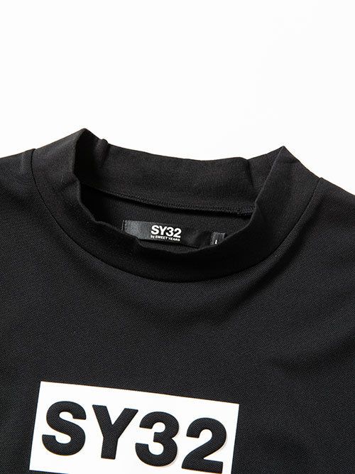 MOCK NECK CRIMPING L/S TEE | モックネック | 長袖Tシャツ | ブラック | メンズ | ゴルフ