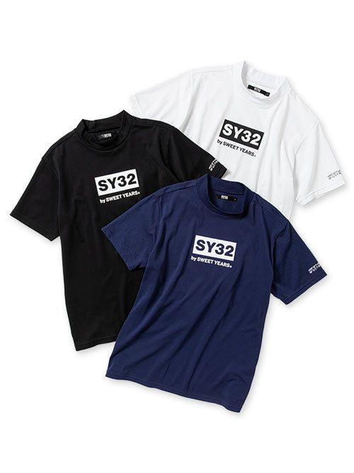 SY32 by SWEET YEARS - MOCK NECK CRIMPING TEE | モックネック | 半袖