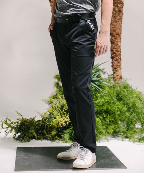 SYG BIG EMBOSS PANTS | スラックス | ブラック | メンズ | ゴルフウェア