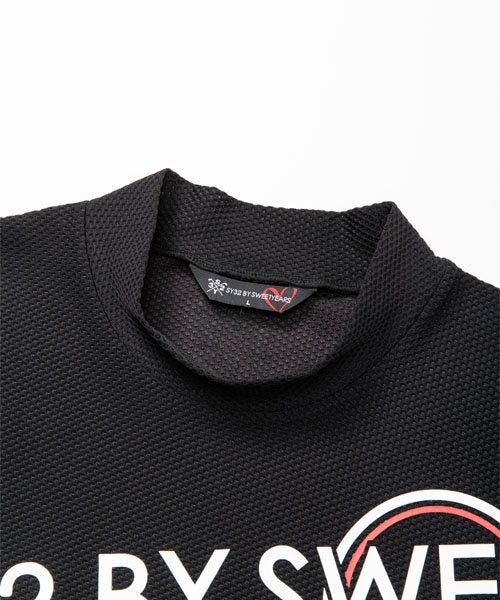 SYG EMBLEM LOGO MOCK | モックネック | Tシャツ | ブラック | メンズ | ゴルフウェア