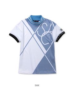 SUBLIMATION SYG SHIRTS | モックネックシャツ | サックス | レディース | ゴルフウェア