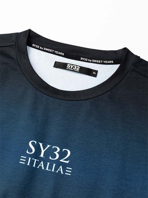GRADATION BIG LOGO TEE | Tシャツ | ネイビー | メンズ