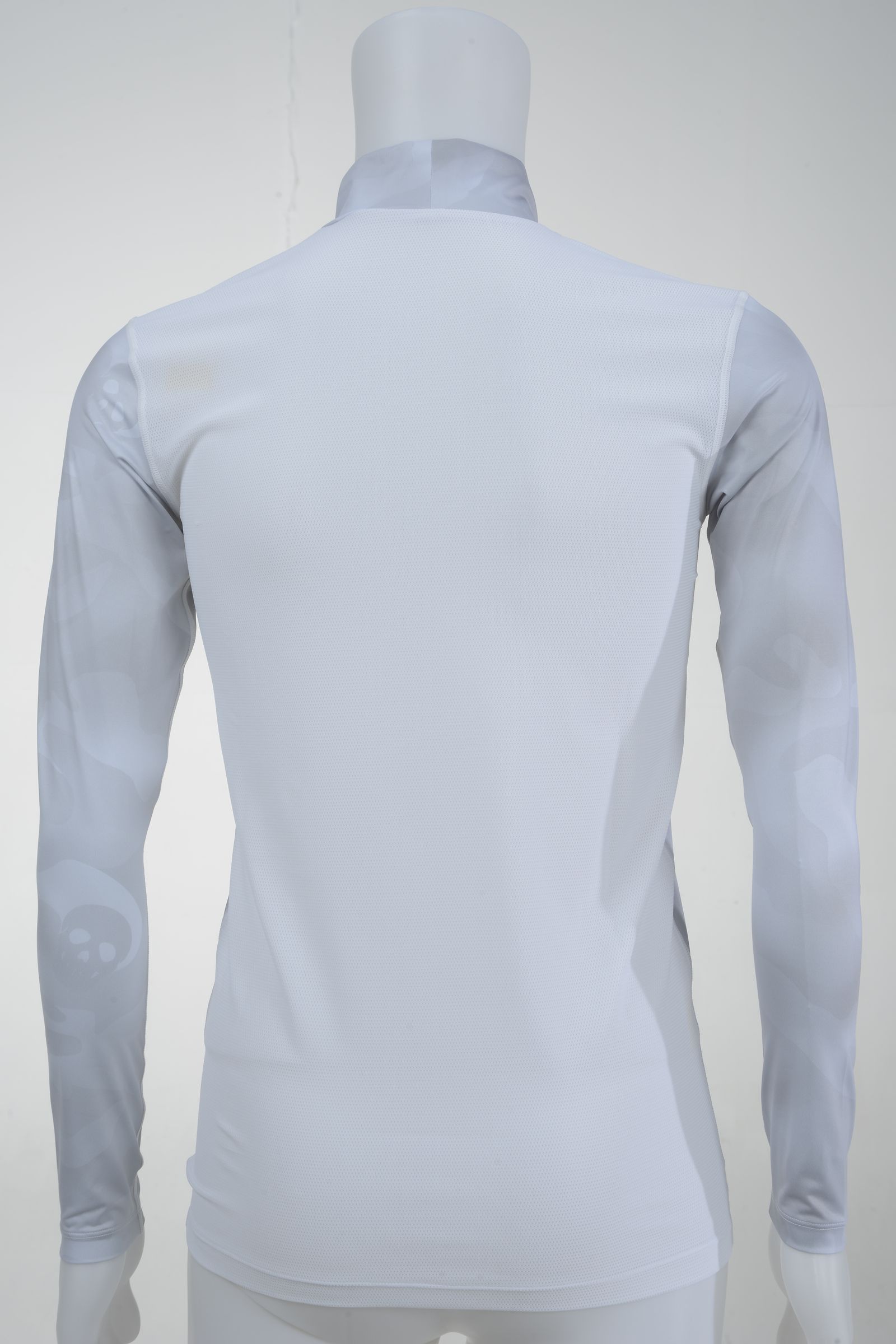 19 Compression Mock neck shirts | コンプレッション モックネック シャツ | カモフラ インナー | WHITE ホワイト