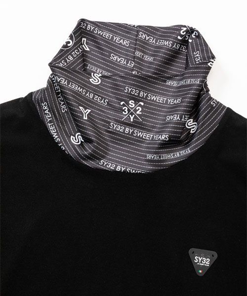 NECK GRAPHIC PREMIEREWARM SHIRTS | タートルネックシャツ | ブラック | メンズ | ゴルフウェア