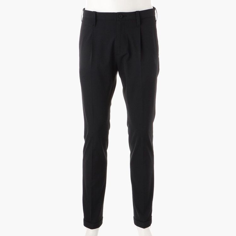 MENS PIQUE SINGLE PLEATED DRESS PANTS | パンツ | ブラック | メンズ | ゴルフウェア