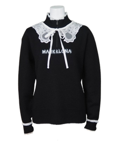 Sylph Skully Lace Mohair Knit | ニット | セーター | ブラック | レディース | ゴルフウェア