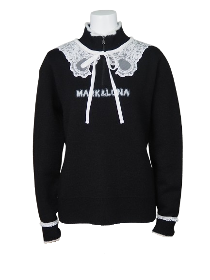 Sylph Skully Lace Mohair Knit | ニット | セーター | ブラック | レディース | ゴルフウェア