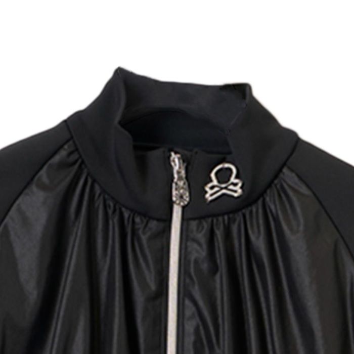 Lidi Shirred Insulated Zip-Up Jacket | ブルゾン | ブラック | レディース | ゴルフウェア