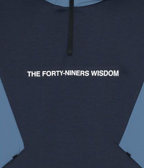 CARDBOARD MATERIAL HOODIE | パーカー | ネイビー×ブルーグレー | ユニセックス | ゴルフウェア