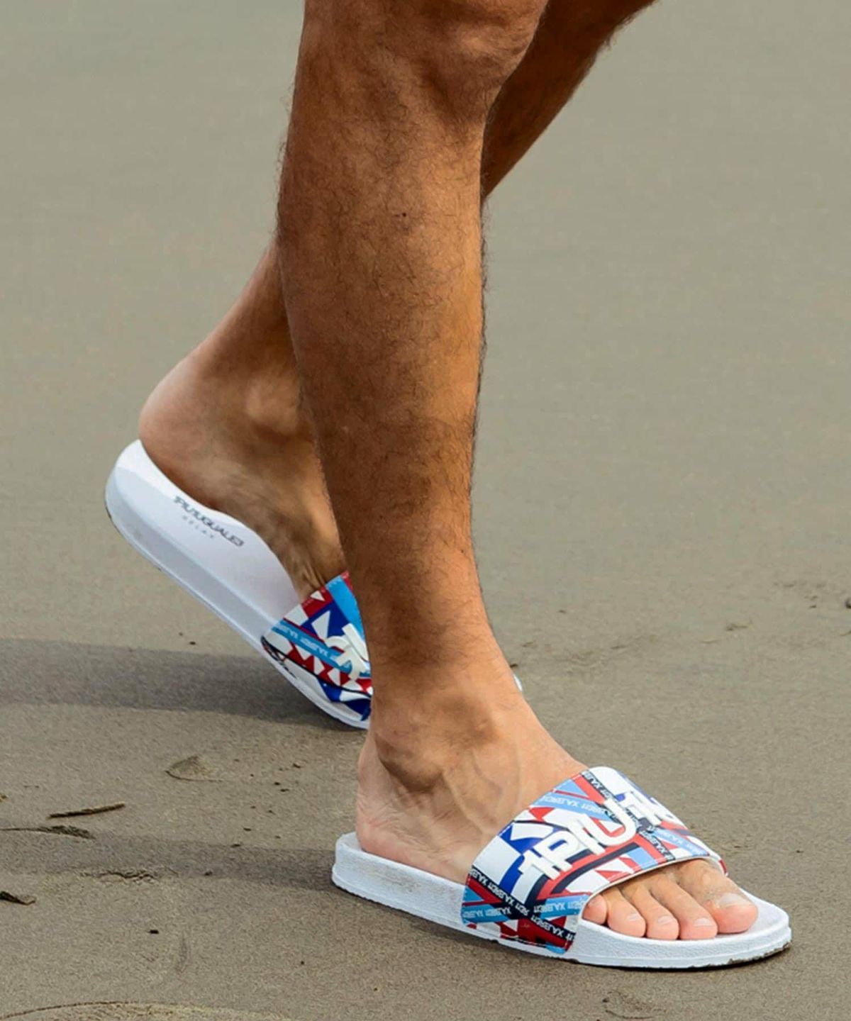 GEOMETRIC PRINT SANDALS | サンダル | レッド×ホワイト | メンズ