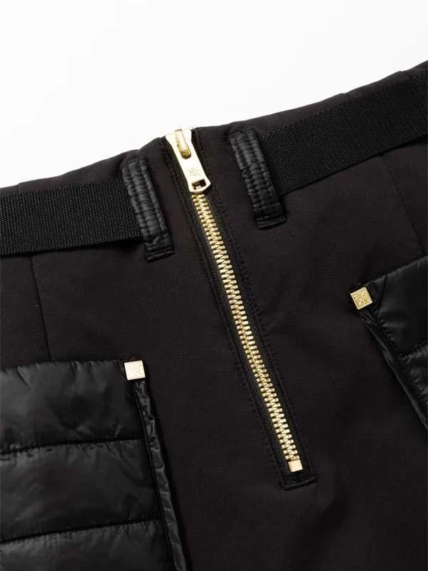 QUILT ＆ STORM FLEECE COMBI SKIRT | スカート | ブラック | レディース | ゴルフウェア