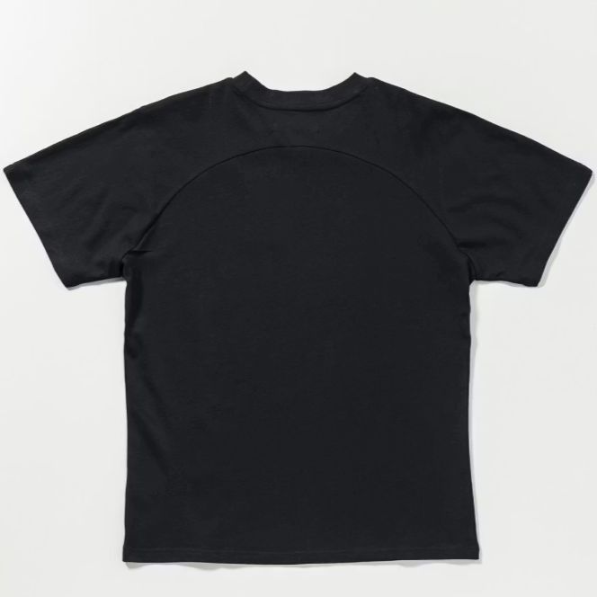 1PIU1UGUALE3 RELAX バーチカルエンブロイディー半袖Tシャツ 1PIU1UGUALE3 RELAX - バーチカルエンブロイディー半袖Tシャツ