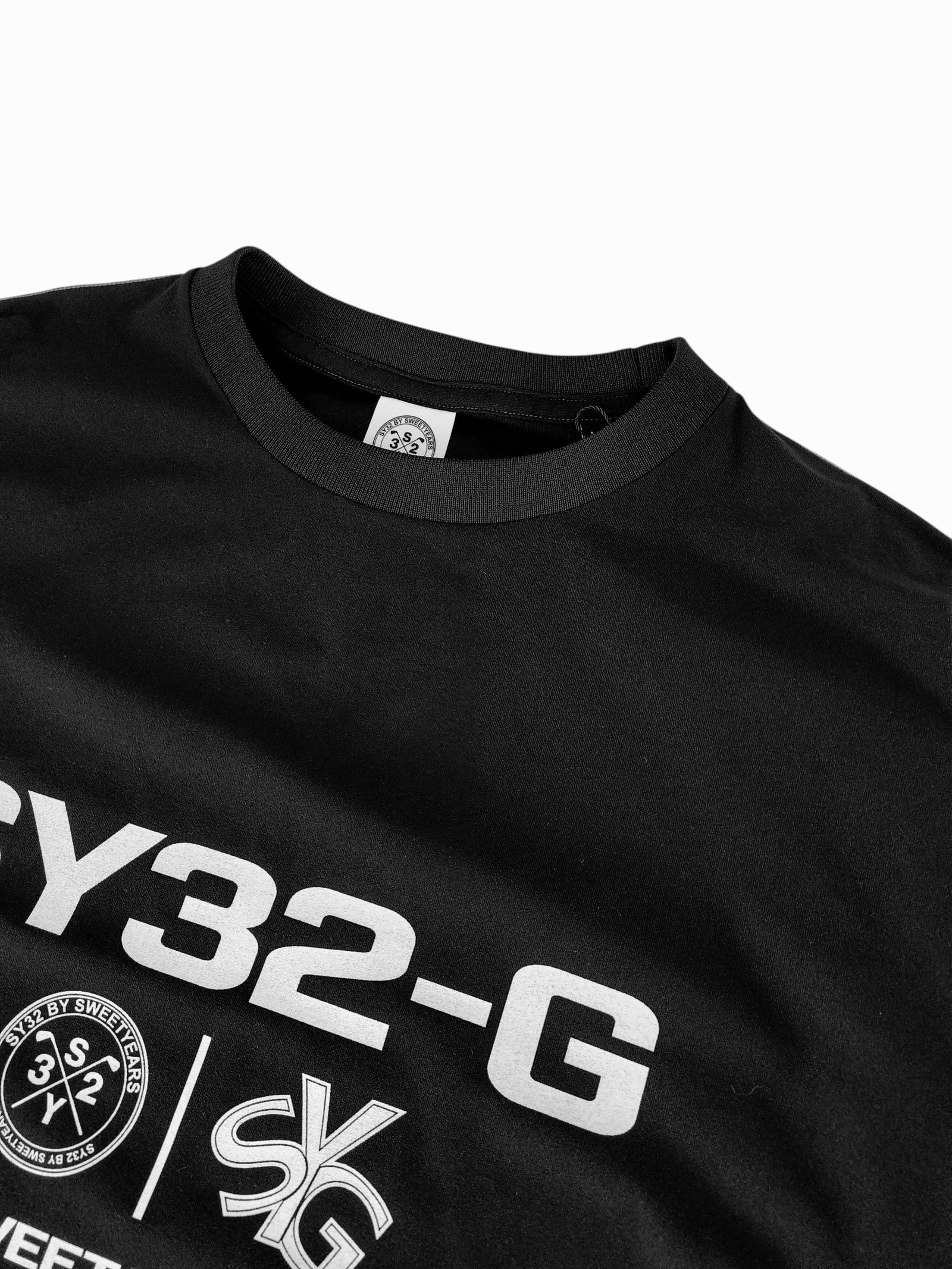 SY32-G MOCK TEE | モックネック Tシャツ | ブラック | メンズ | ゴルフウェア