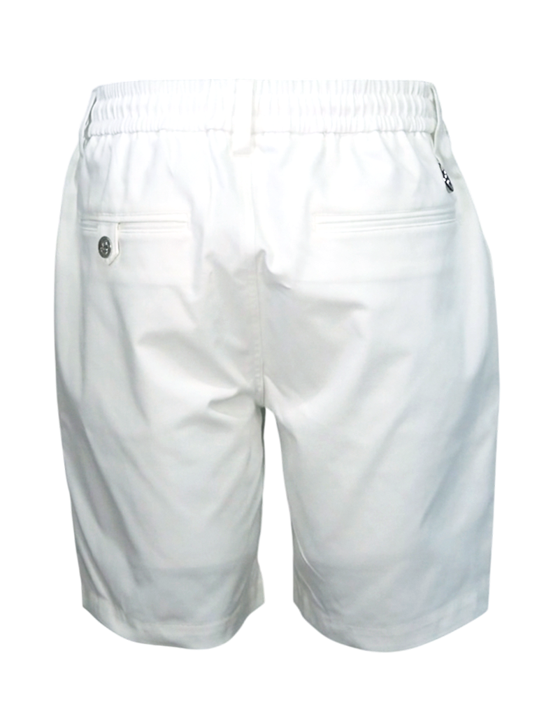 Quadra Performance Twill Golf Shorts | ショートパンツ | ホワイト | メンズ | ゴルフウェア