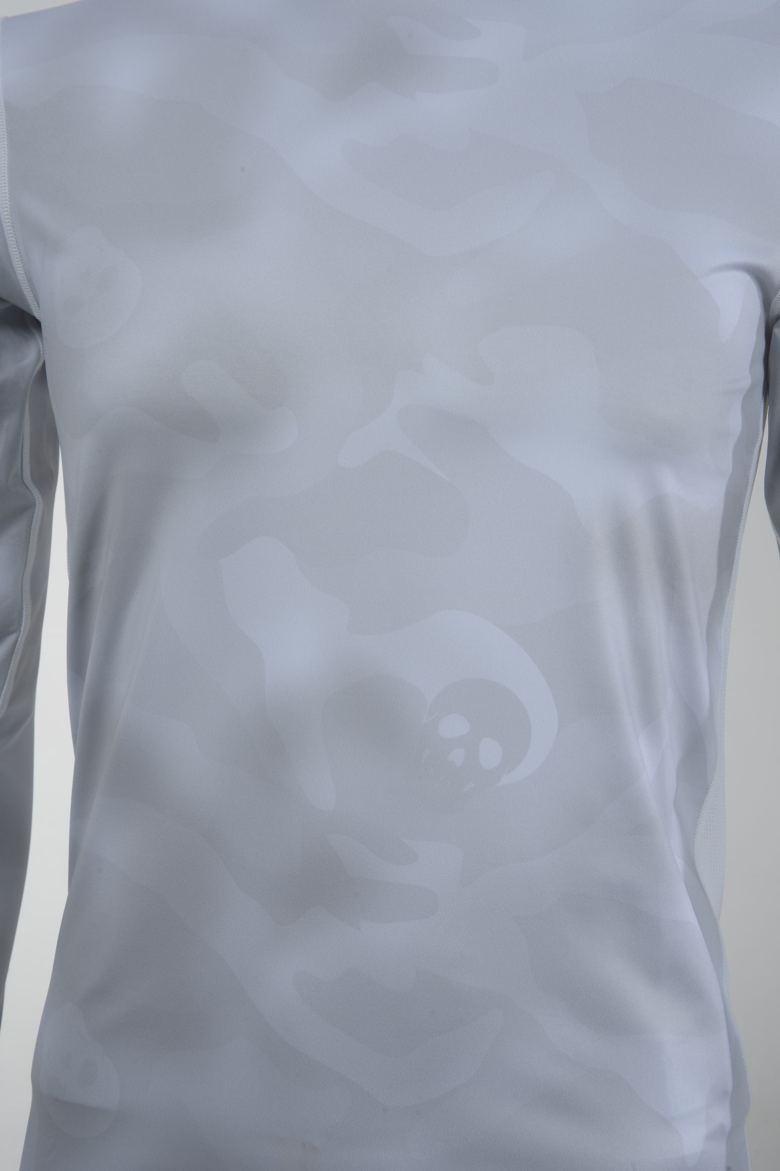 19 Compression Mock neck shirts | コンプレッション モックネック シャツ | カモフラ インナー | WHITE ホワイト