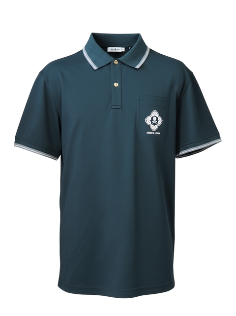 Stela Patch Pocket Stretch Piqué Polo | MEN | ポロシャツ | グリーン | メンズ | ゴルフウェア