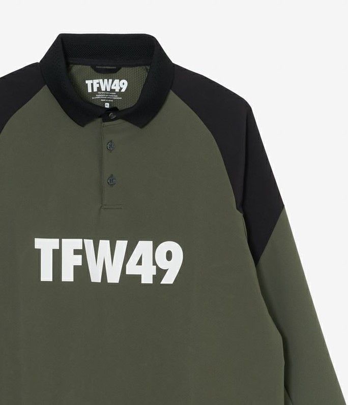 LONG SLEEVE POLO | ポロシャツ | カーキ | ブラック | メンズ | ゴルフウェア