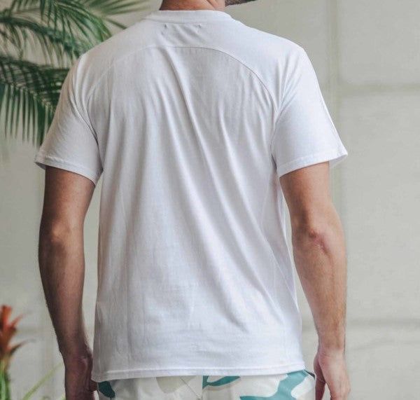 ラインストーンロゴ半袖Tシャツ | クルーネック | ホワイト | メンズ