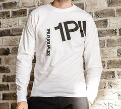 ダブルロゴ長袖Tシャツ | クルーネック | ホワイト | メンズ