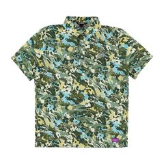 MENS フラワーリバーPT 半袖Tシャツ | ポロシャツ | グリーン | メンズ | ゴルフウェア