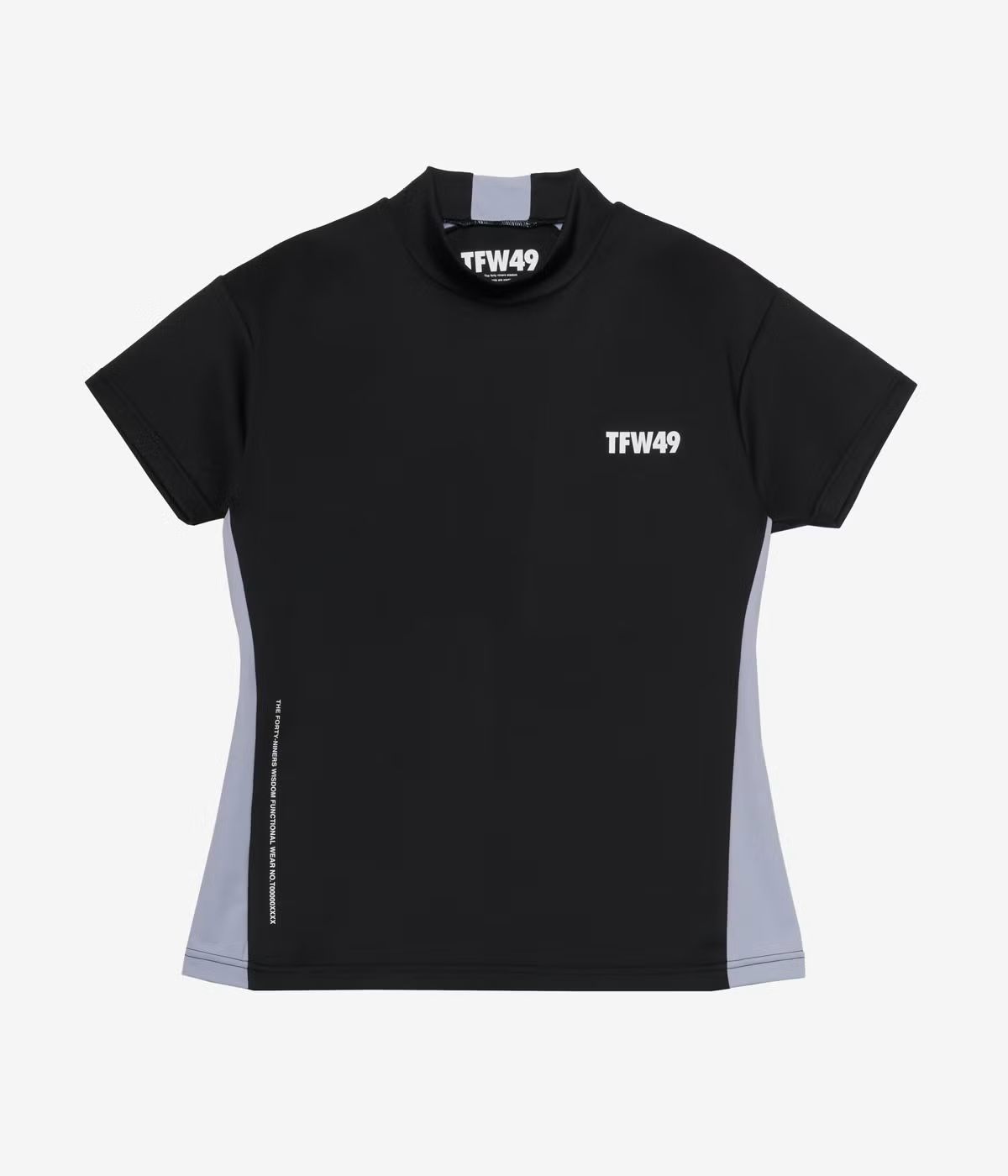 SHORT SLEEVE MOCK NECK | モックネックシャツ | ブラック | レディース | ゴルフウェア
