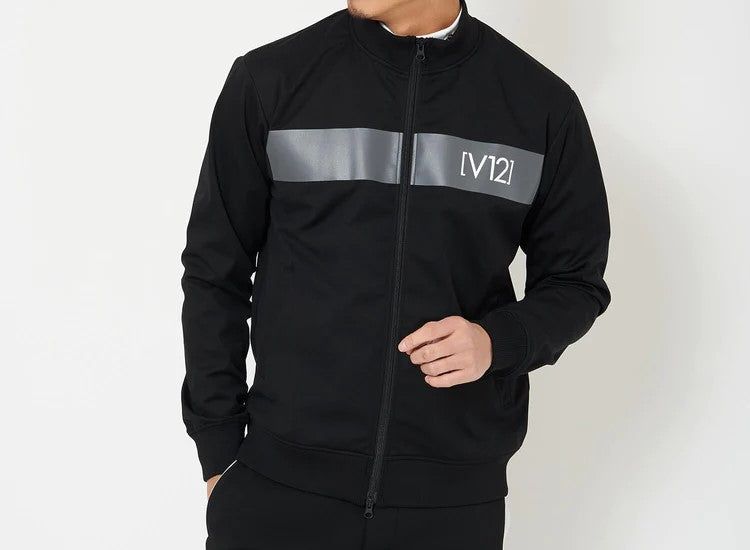 V12 - TEAM BLOUSON | ジップアップブルゾン | ブラック