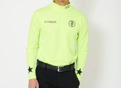 VER LOGO L/S MOCK | モックネック長袖 | Tシャツ | イエロー | メンズ | ゴルフウェア