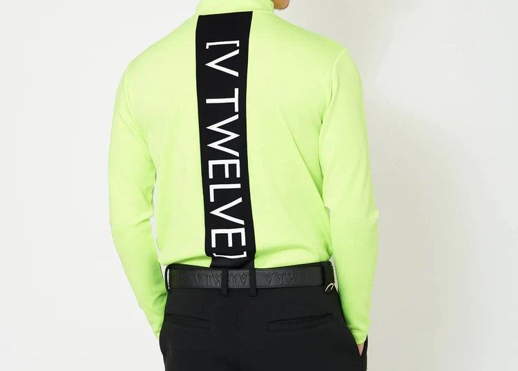 VER LOGO L/S MOCK | モックネック長袖 | Tシャツ | イエロー | メンズ | ゴルフウェア