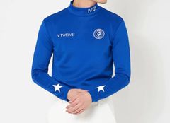 VER LOGO L/S MOCK | モックネック長袖 | Tシャツ | ブルー | メンズ | ゴルフウェア