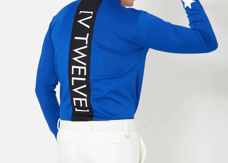 VER LOGO L/S MOCK | モックネック長袖 | Tシャツ | ブルー | メンズ | ゴルフウェア