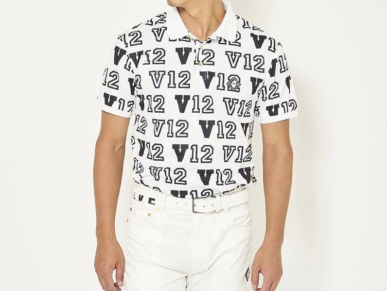 V12 ヴィトゥエルブ ポロシャツ サイズM □858 正規メーカー品 - www
