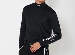 LX L/S MOCK | 長袖モックネック | ブラック | メンズ | ゴルフウェア