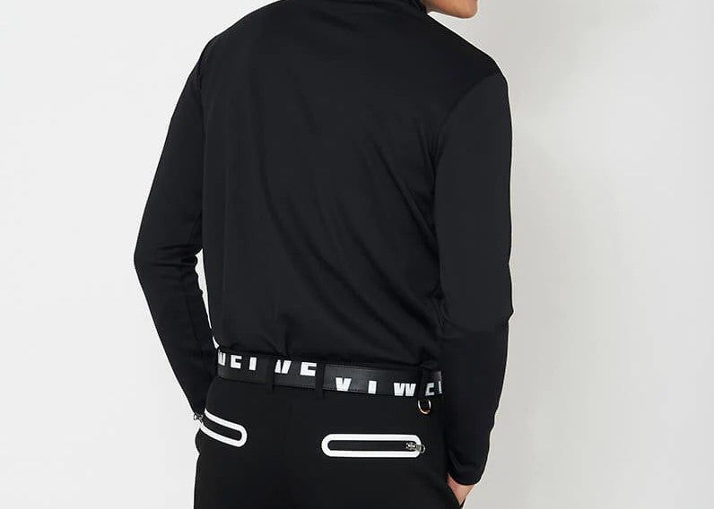 LX L/S MOCK | 長袖モックネック | ブラック | メンズ | ゴルフウェア