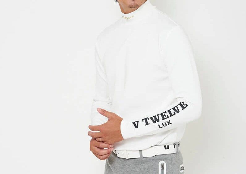 LX L/S MOCK | 長袖モックネック | ホワイト | メンズ | ゴルフウェア